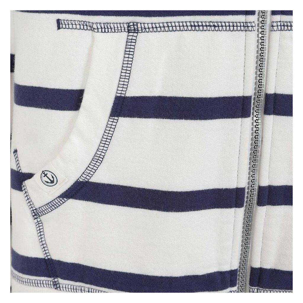 Lazy Jacks Womens/Ladies Striped Full Zip Hoodie