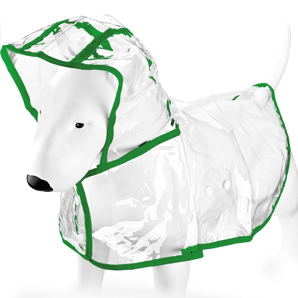 Waterproof Transparent Raincoat for Small to Medium Dogs (Corgi, Shiba Inu, Kitten, Puppy)