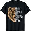 Bear Apparel Niedźwiedź Dzikiej Przyrody Zwierzę dla Mężczyzn Kobiet Dzieci Koszulka