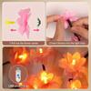 USB Rechargeable Maple Leaf Branch Light, 8 Modes Bendable Fall Maple Vine LED Wall Decor Lamp for Autumn Thanksgiving Home Mantel Decor