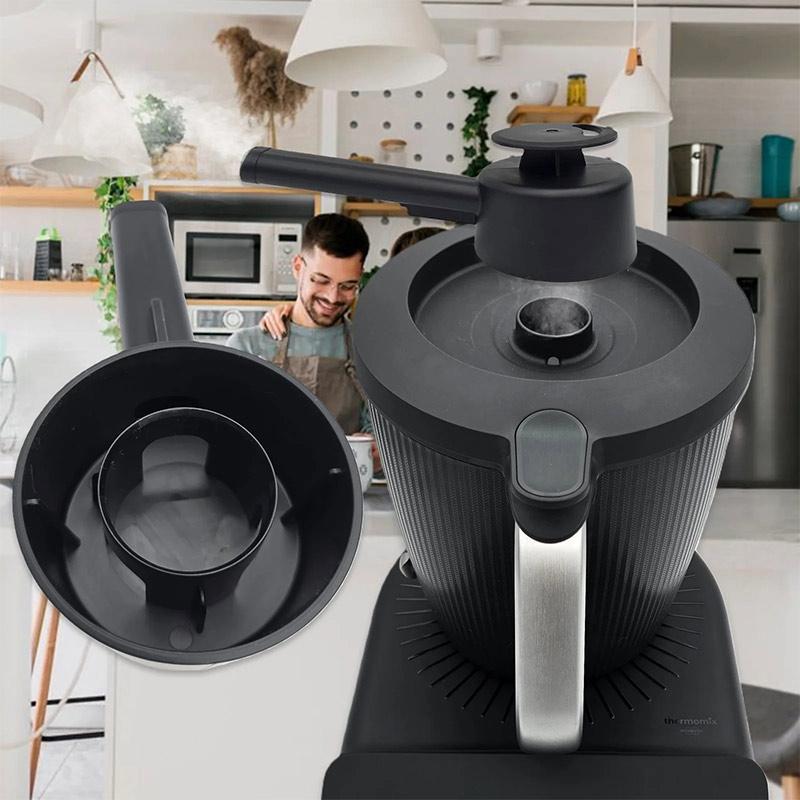 Tm7 Separatore di Vapore ad Alta Efficienza Rotazione a 360°, Lavabile, Riutilizzabile Accessorio per Frullatore Per Elettrodomestici da Cucina Resistenti al Calore