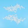 Car Bone Flower Pair Flower Lace Flower Clothes Decal Embroidery Patch Fashion Lace Embroidery Clothing Accessories
