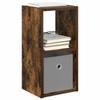 Nightstand 2 pcs Smoked Oak 25.5 x 22 x 49.5 cm