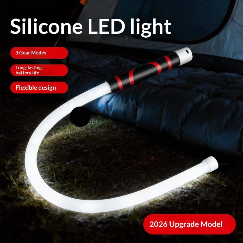 1 Set 76Cm Flexible Led Flashlight Stick Bendable Led Light Flashlight Stick Rechargeable Work Light With 3 Brightness