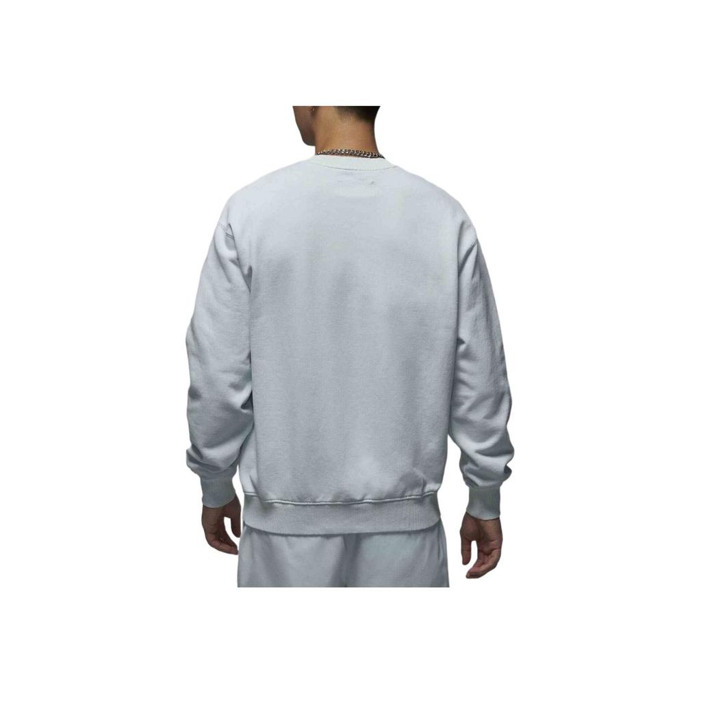 Jordan Tatum Crew Neck Comfortable Casual Sweatshirt Men Sweatshirt Light-Blue Gray HF7846-028