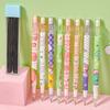 1 Stück 0,5 mm Druckbleistifte Kawaii Automatikstifte mit Radiergummi Studenten Schreibwaren Schreibwerkzeug Niedliche Schulbürobedarf