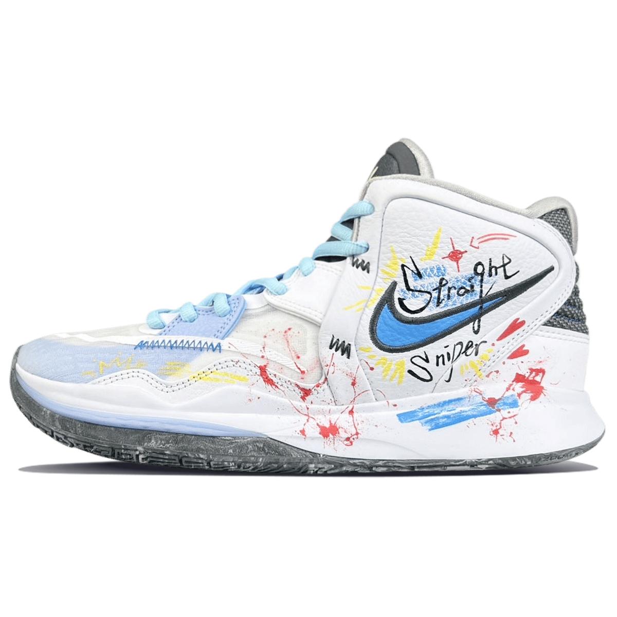 

Nike Kyrie 8 Infinity Basketball Shoes Unisex Mid top Blue DC9134-102(Team401-) 40.5