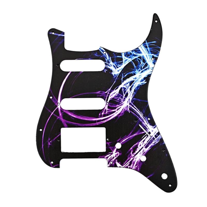 3 Ply 11 Holes Guitar Bass Pickguard Scratch Plate Pick Guards for 4 String Standard Bass Guitar Musical Instrument Part