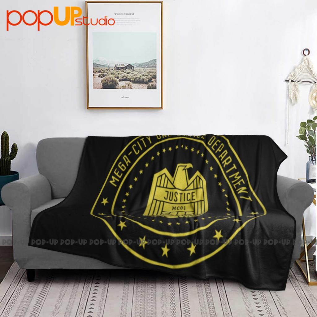 Mega City One Justice Dept Logo Ii - Judge Comic Dredd Department Eagle Ultra-Soft Blanket Quilt Winter Sofa Cover Bed Covers
