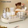 Cosmetic Desktop Storage Box Makeup Organizer 360 Degree Rotating Perfume Organizer Large Capacity Makeup Brush Holder