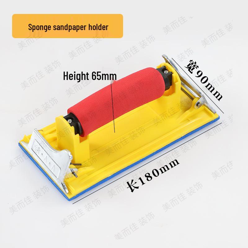Sanding Tool for Wall and Wood - Sandpaper Holder and Polishing Artifact