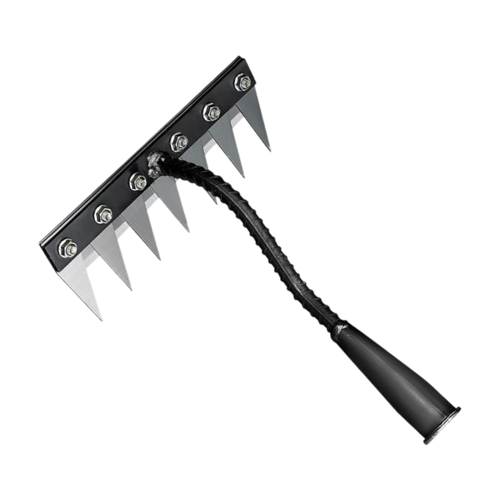 

Інструмент для видалення бур янів, Портативний садовий прополювач, Ручний прополювач для овочівництва, Сад на задньому дворі, Ферма для посадки 7 tooth