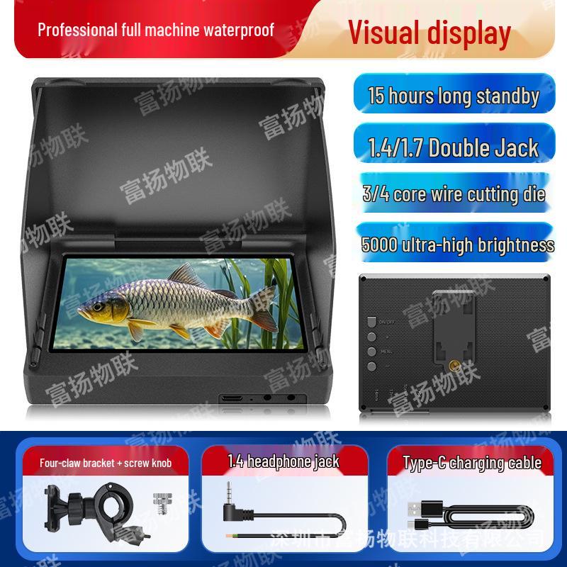 Ultra-Clear Waterproof Fish Finder with Long Battery Life & Easy Mode Switching
