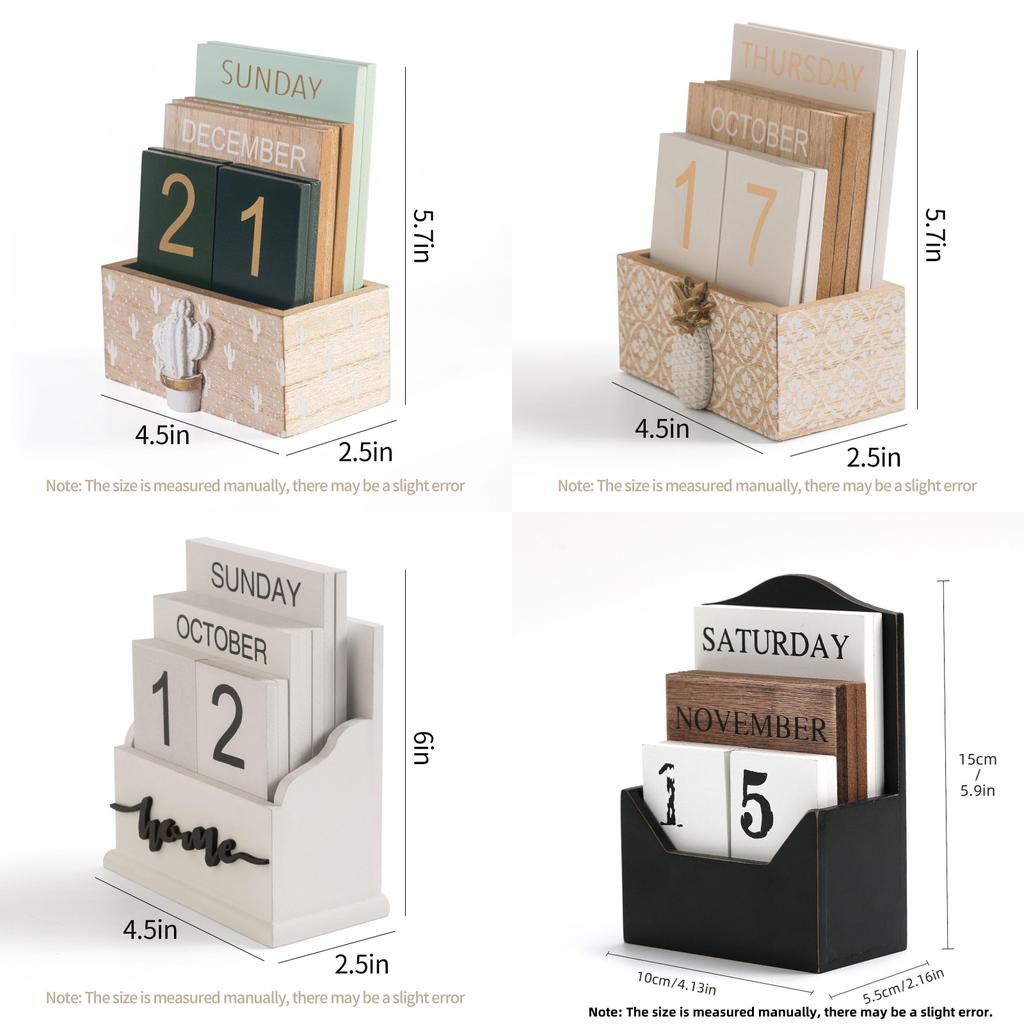 Calendario da scrivania in legno con conto alla rovescia e logo personalizzato per regalo d'ufficio