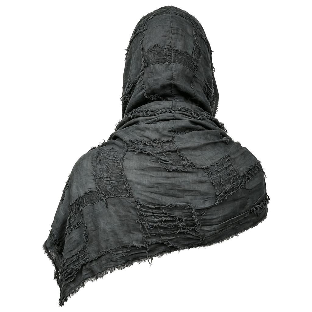 Cloak Costume Cape with Damaged Scarf Cosplay Prop for Men Women Adults Halloween - for Halloween Parties and Cosplay Events