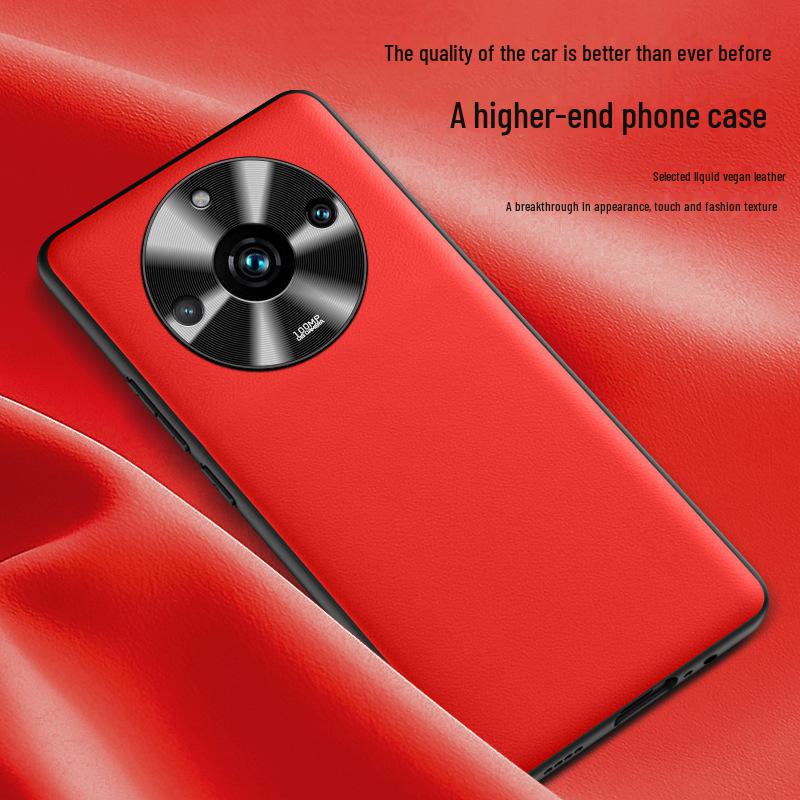 Realme 11 Liquid Leather Case: Anti-Fall & Anti-Fouling Protective Cover, One Piece Available.