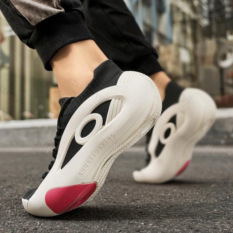 Fashion Men Casual Sneakers 2025 Summer Comfortable Breathable Anti Slip Running Shoes Fashion Platform Designer Knit Sneakers Sports