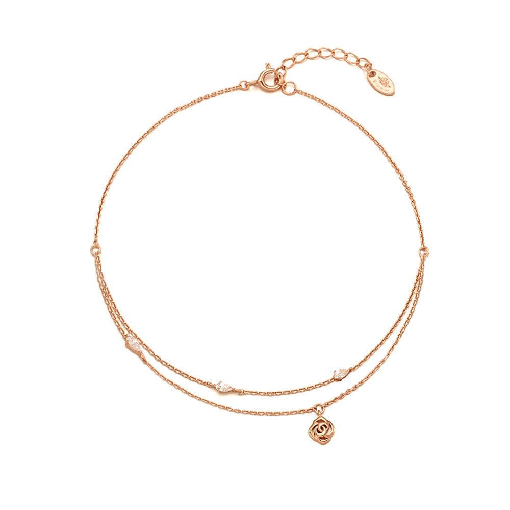 [Rosemont] Silver Anklet Rc0278