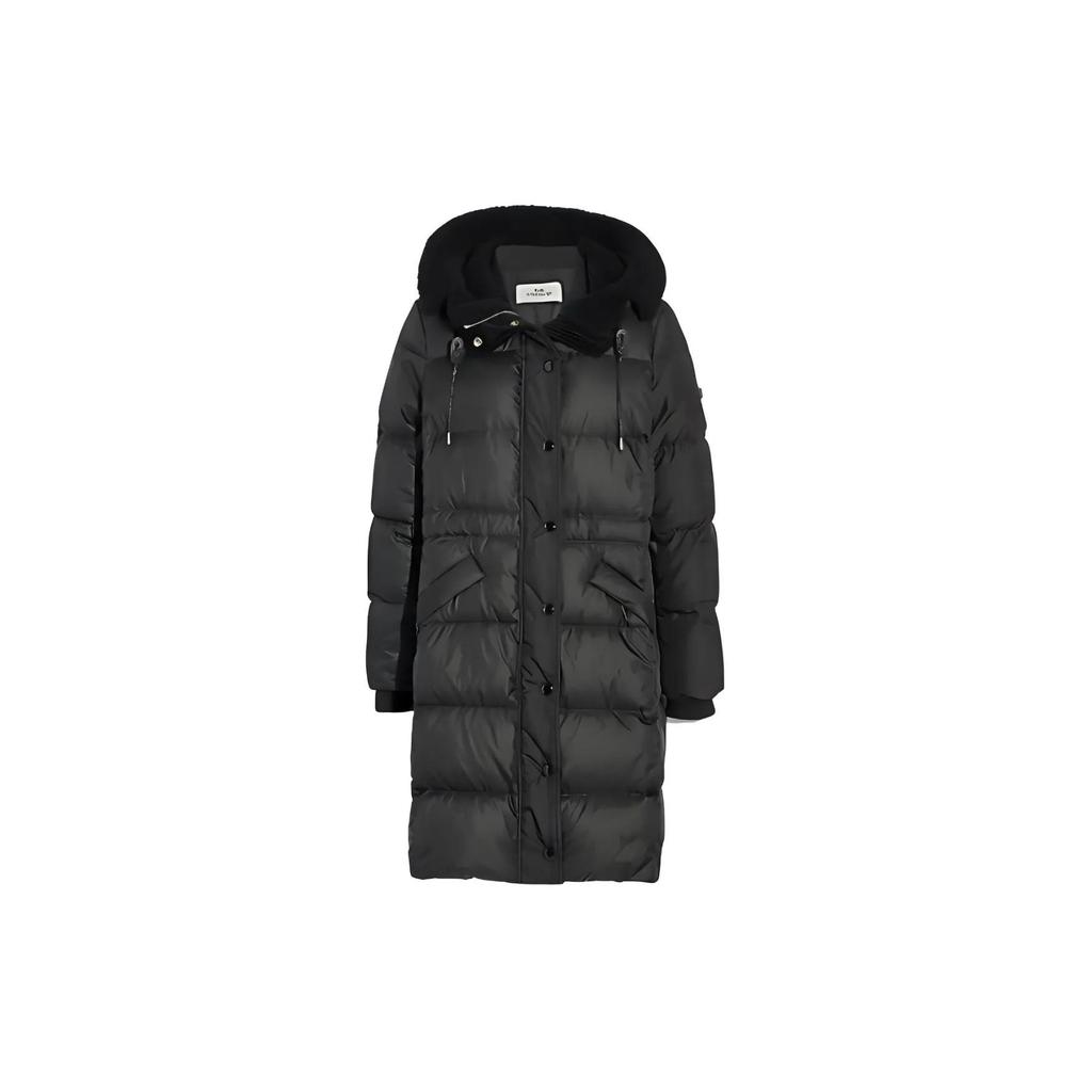 COACH Down Jacket Women's Black (Unisex) Down Jackets F34128 BLK