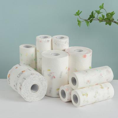 165PCS Disposable Kitchen Paper Towels, Washable, Dry and Wet Dual-use, Oil Resistant, Household Cleaning Oil-free Cloth, Kitchen Paper Towels