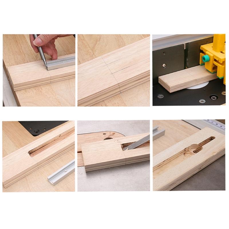 30/40/50/60cm T-track T-slot Miter Track Jig Fixture Slot T-Slot Miter 19x9.5mm For Table Saw Router Table Woodworking