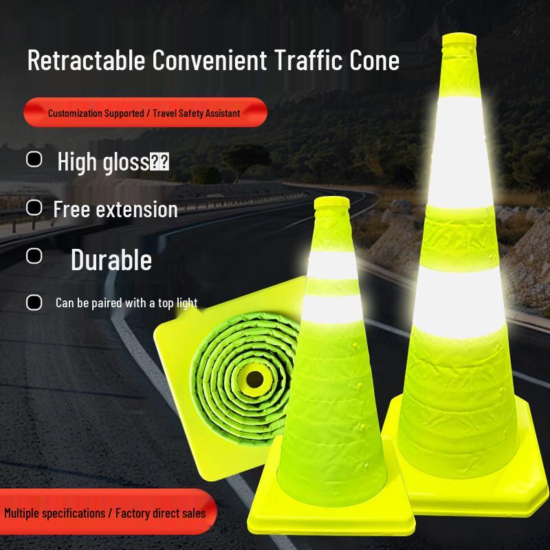 JunPinJia Foldable Reflective Traffic Cone