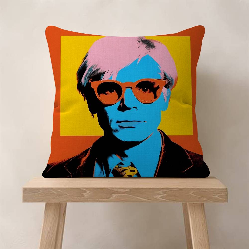AAndy WWarhol Art Cushion Cover Car Throw Pillow Case For Sofa Car Christmas Gift