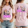 Hilary Duff Tour 2026 Maglietta a 2 Lati The Lucky Me Tour Tee Maglietta Retro Hilary Duff Maglietta Estetica per Concerto Maglietta Vintage Bootleg Hilary