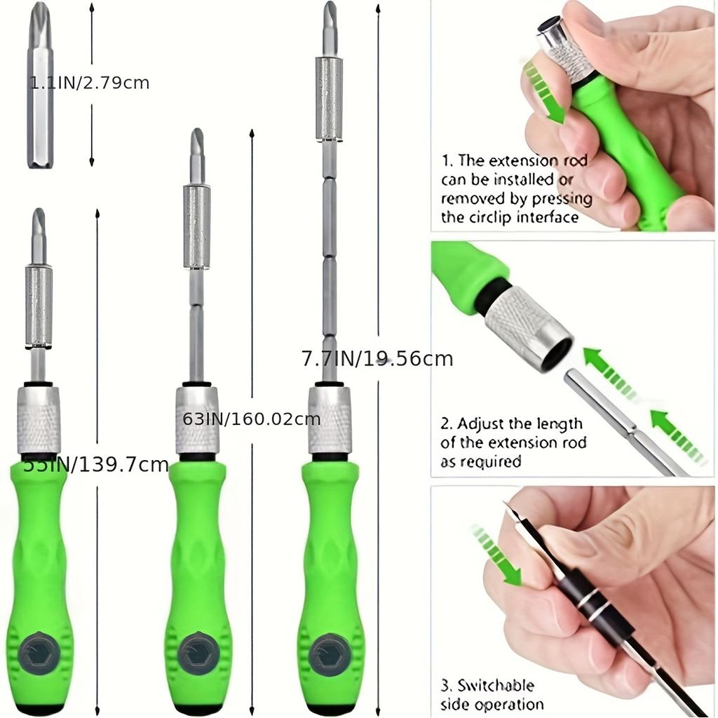 Screwdriver Set 33 In 1 Phillips Torx Hexagonal Precision Screw Driver Bit Manual Repair Tool for iPhone PC Camera Watch Glasses