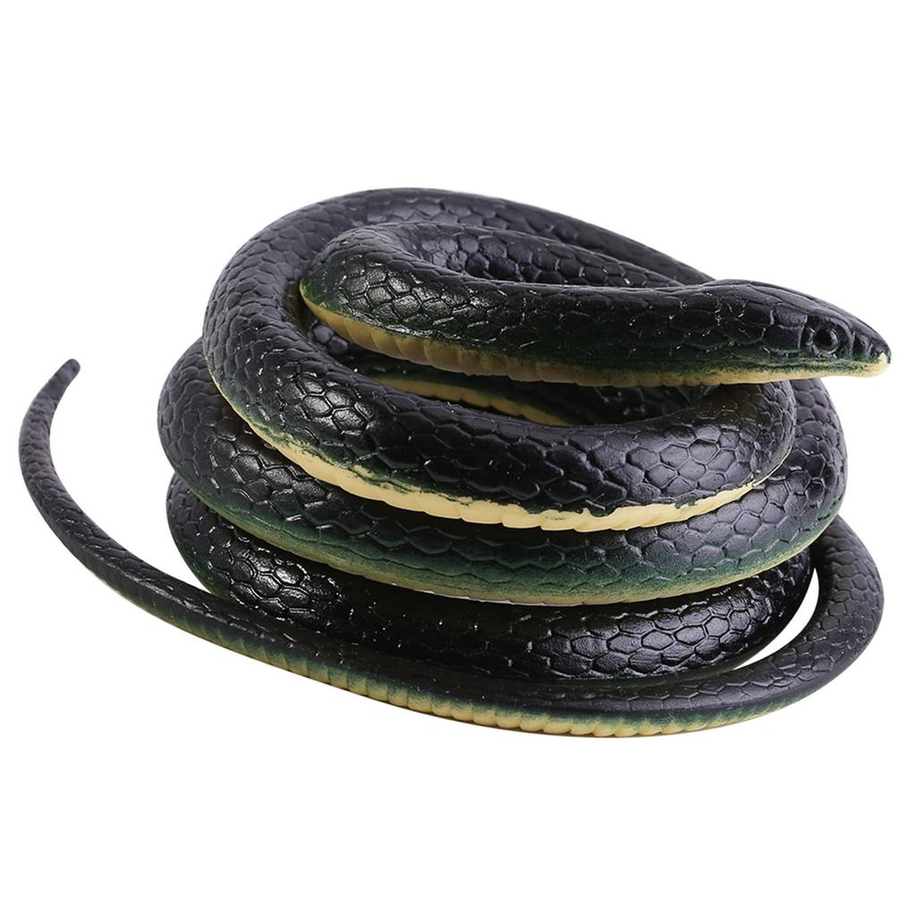 1Pc 130cm Long Realistic Soft Rubber Snake Garden Props Funny Joke Prank Toy Gift Hot