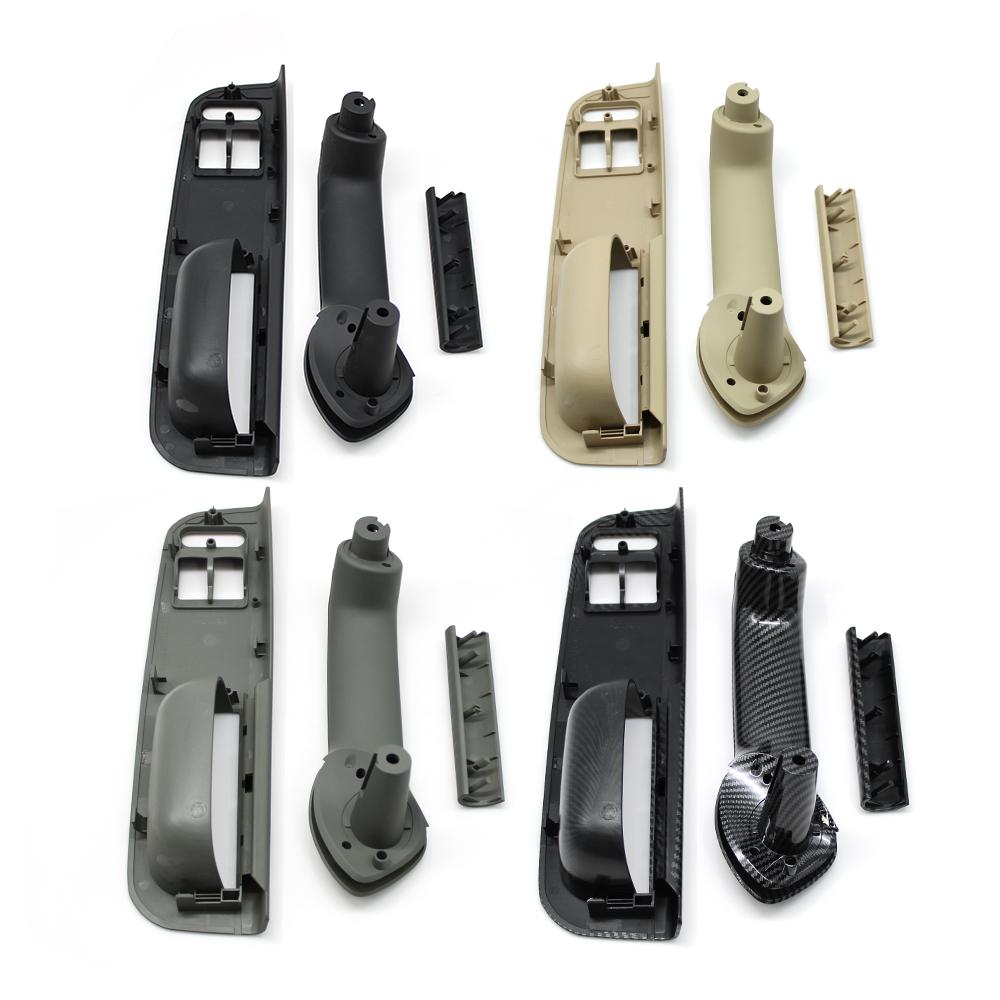 2-türiges Rechtslenker-Auto Schwarz Beige Vordertür-Ziehgriff Türgriff-Verkleidung Ersatz für Volkswagen VW Bora Golf 4 MK4 Jetta 1999-2004