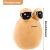 22 cm/8,6 Zoll Pou Plüsch Cartoon Alien Spielzeug Kawaii Stofftier Puppe Heiße Spielfigur Geschenke für Fans