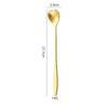Stainless Steel Long Handle Cherry Blossom Coffee & Dessert Spoon
