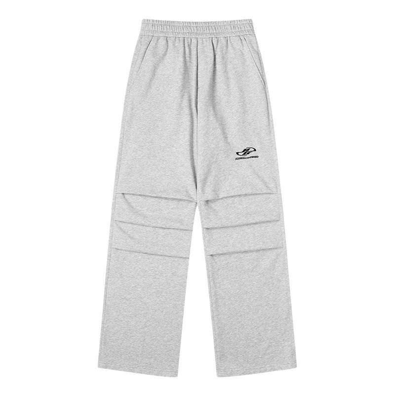 

[Su Xinhao Zhang Zeyu] HACR Memory Harshandcruel Ruched Stacking Embroider Track Sweatpants Flower Gray XL