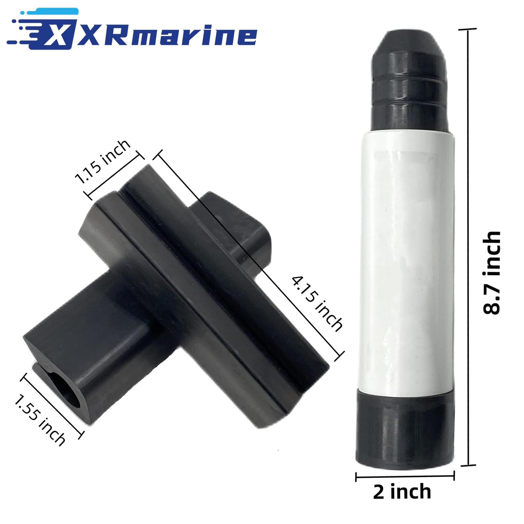 Boat Transom Rubber Support Saver with 2 Pcs Trailering Motor Lock for Marine Outboard Engines and Stern Drives Boat Accessories Boat Transom Savers
