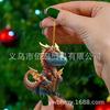 Playful Cartoon Dragon Acrylic Keychain Ideal For Christmas Halloween Giving Gift