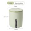 Household Desktop Flip-Lid Trash Can