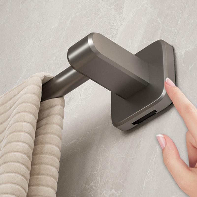 30/40/50Cm Self-Adhesive Bathroom Towel Rack Holder Without Drilling Kitchen Cabinet Dishcloth Rack Hand Towel Hanger Rod