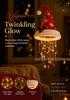 Lighted Santa Hat Hanging Chandelier, Indoor Outdoor Christmas Decor,Warm LED Christmas String Light with Festive Tassels