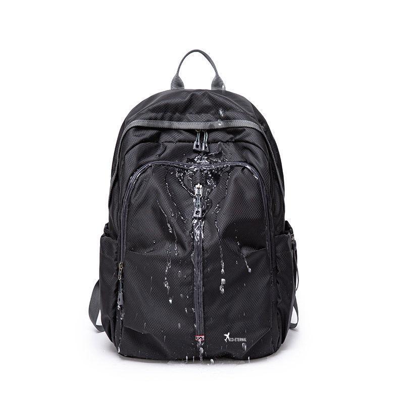 Großvolumiger Faltbarer Leichter Outdoor-Reiserucksack Schlicht Business Wasserdicht Schüler Make-up Kurs Schultasche