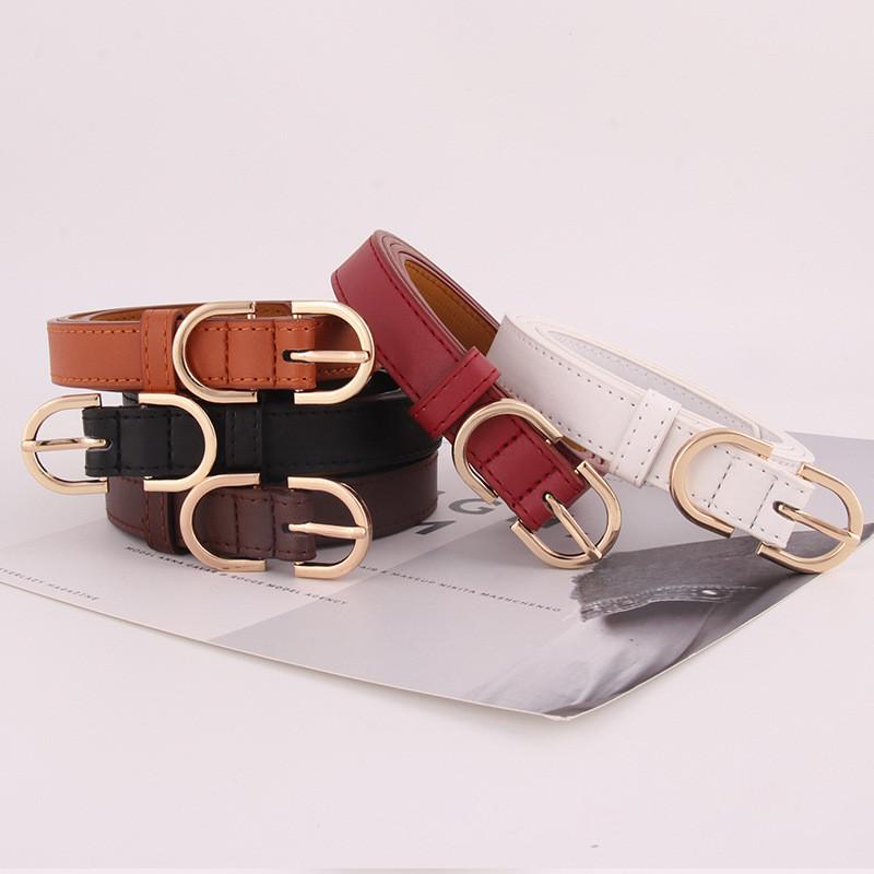 Trendy Korean Style Women's Black Fabric Belt For Chic Casual Outfits