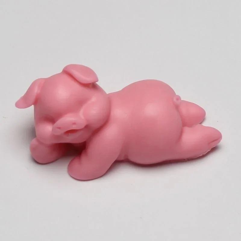 New Creative 3D Silicone Cake Mold Pig Shape Handmade Fondant Soap Mould For Decorating Kitchen Accessories Home Baking Tool