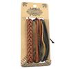 Herren Armband Set Leder und Metall Verstellbar
