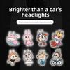 Strong Reflective Warning Car Sticker Cartoon Electric Car Cover Scratches Motorcycle Helmet Decoration