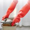 Thickened Latex Dishwashing Gloves Extended Length Rubber Cleaning Gloves for Kitchen Housework Car Washing Laundry Durable Non