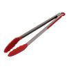Kitchen Tongs Silicone Stainless Steel Heat Resistant Anti Slip Food Serving Tongs for Baking