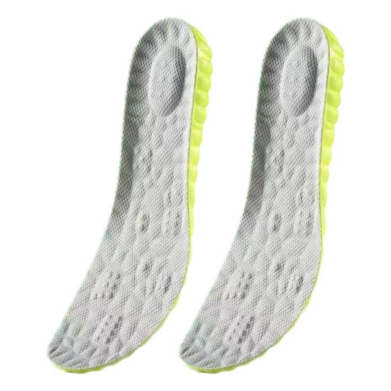 1 Pair Inner Heightening Insole Breathable Anti-Odor Arch Support Multi-Level Height 1.5/2.5/3.5cm Ergonomic Shoe Inserts for Sports Shoes