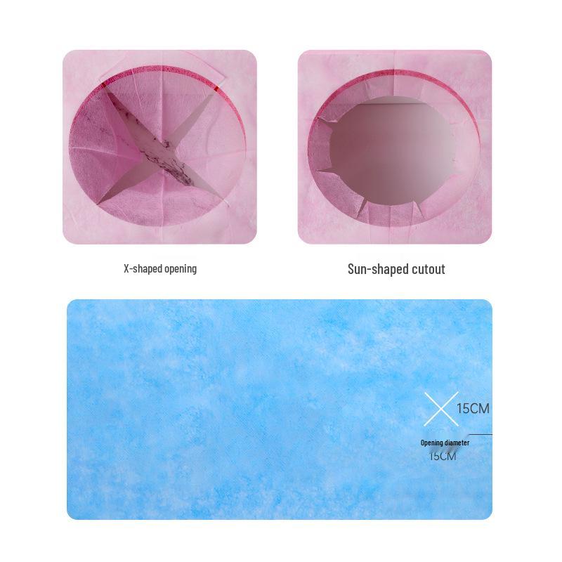 Thickened Waterproof Disposable Non-woven Massage Bed Sheets - Breathable & Oil-proof for Salons & Travel