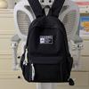 Schoolbag Ice Blue Matte Salt Sweet Balance College Style Backpack Female College Student Morning Eight Commuter Lightweight Simple Backpack