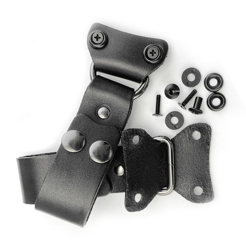 Cutter Sheath Fastener Vegetable Tanned Cow Leather Waist Belt Buckles Clip Carry System for Straight Cutter Sheath Cover